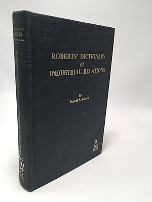 Imagen del vendedor de Roberts' Dictionary of Industrial Relations a la venta por Shadyside Books