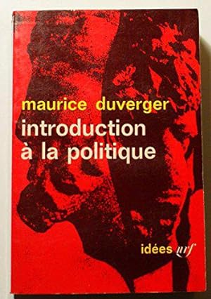 Bild des Verkufers fr Introduction  la politique zum Verkauf von JLG_livres anciens et modernes