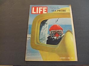 Imagen del vendedor de Life Oct 4 1968 Sea Probe a la venta por Joseph M Zunno