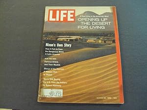 Life Mar 23 1962 Famous Artists And Their Models; Robert Kennedy
