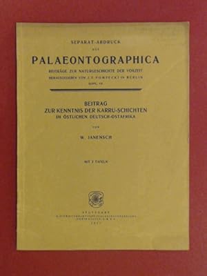 Beitrag zur Kenntnis der Karru-Schichten im östlichen Deutsch-Ostafrika.