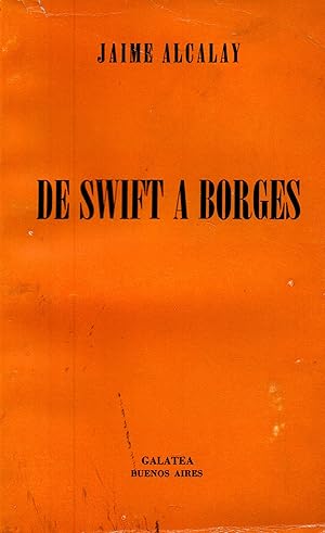 Immagine del venditore per De Swift a Borges venduto da JP Livres