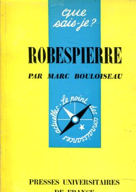 Seller image for Que sais-je, 724 ROBESPIERRE for sale by Gabis Bcherlager