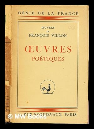 Seller image for Posies compltes / Franois Villon for sale by MW Books