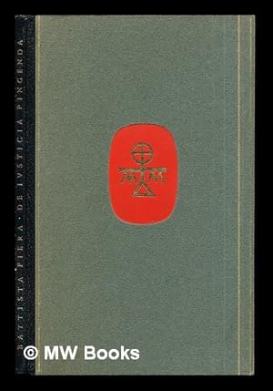 Seller image for De Iustitia Pingenda for sale by MW Books