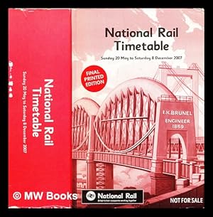 Seller image for National rail timetable - Sunday 20 May to Saturday 8 December 2007 for sale by MW Books