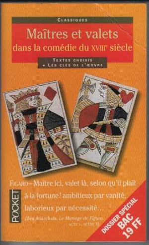 Maîtres et valets dans la comédie du XVIIIe siècle