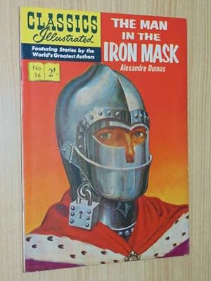 Imagen del vendedor de Classics Illustrated #36. The Man In The Iron Mask Aust/UK Edition 2 shillings , HRN 126 Fine/Very Fine 7.0 First Edition. a la venta por Serendipitous Ink