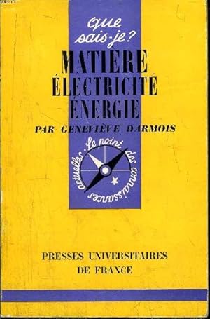 Image du vendeur pour matiere electricit energie mis en vente par secretdulivre