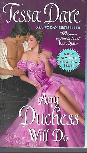 Imagen del vendedor de Any Duchess Will Do (Spindle Cove) a la venta por Vada's Book Store