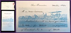 Correspondence on an El Rico Land Company Letterhead which Features an Engraving of Caterpillar T...