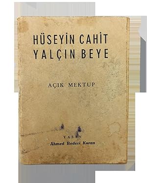 [PEN FIGHTS] Hüseyin Cahit Beye açik mektup.