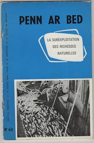 Numero 63 la surexploitation des richesses naturelles