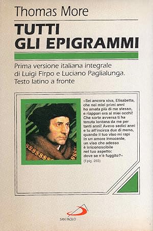 Tutti gli epigrammi. Traduzione di Luigi Firpo e Luciano Paglialunga. Prefazione di Germain Marc?...