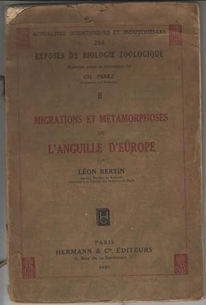 Migrations et metamorphoses de l'anguille d'europe