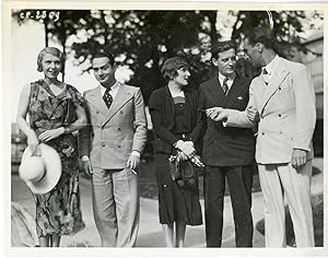 "Roger CAPELLANI, Marcel PAGNOL, Marcelle CHANTAL, ?, JOSYANE" Photo originale PARAMOUNT 1931