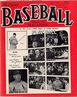 Seller image for The Original Baseball Magazine May 1953 for sale by Book Booth