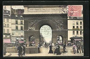 Ansichtskarte Paris, La Porte Saint-Martin
