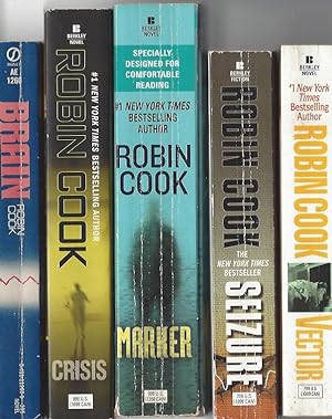 Seller image for Collection (lot) of 14 Robin Cook Paperbacks: ABDUCTION, ACCEPTABLE RISK, BRAIN, CHROMOSOME 6, COMA, CONTAGION, FATAL CURE, FEVER, GODPLAYER, MUTATION, OUTBREAK, TERMINAL, TOXIN, VECTOR. for sale by Brentwood Books