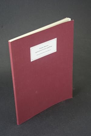 Bild des Verkufers fr Charles Darwin: a portrait in letters and print: catalogue by Anthony Payne. With an introduction by Janet Browne zum Verkauf von Steven Wolfe Books