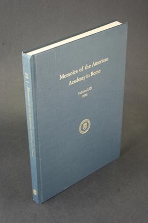 Bild des Verkufers fr Memoirs of the American Academy in Rome. Volume LXI, 2016. zum Verkauf von Steven Wolfe Books