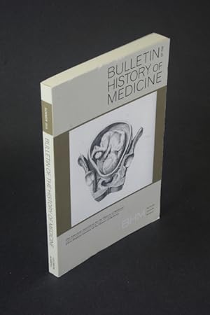 Seller image for Bulletin of the History of Medicine, Volume 89, No. 2, Spring 2015. for sale by Steven Wolfe Books