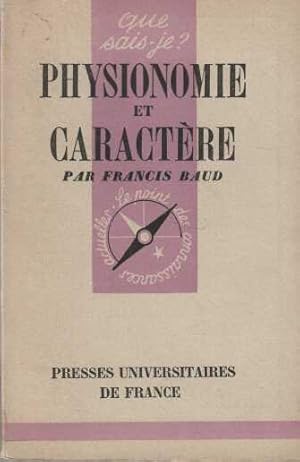 Physionomie et caractere