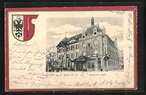 Ansichtskarte Essen / Ruhr, Hotel Essener Hof, Wappen