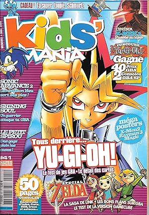 Kids' Mania n°41 (05/2003) - "Tous derrière. Yu-Gi-Oh !" - Méga pasters X-Men 2 / Rayman 3 Magic ...