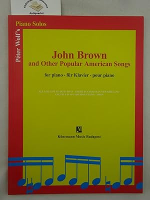 Bild des Verkufers fr John Brown and other popular American songs : for piano, fr Klavier. Pour piano. zum Verkauf von Chiemgauer Internet Antiquariat GbR
