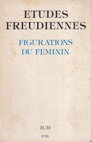 Imagen del vendedor de tudes Freudiennes. - N 21/22 - Figurations du fminin. a la venta por PRISCA