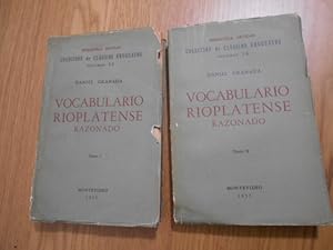 Immagine del venditore per Vocabulario rioplatense razonado. Prlogo de Lauro Ayestarn. A-D; E-Z. TOMO I y II venduto da Librera Camino Bulnes