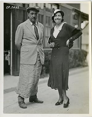 "RAIMU et Marie-Louise CAUSSAT (mère de Charles TRENET) " Photo originale PARAMOUNT 1931