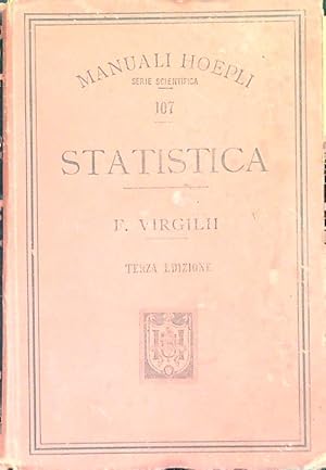 Bild des Verkufers fr Statistica - Terza edizione zum Verkauf von Librodifaccia