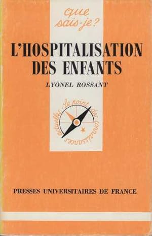 L'Hospitalisation des enfants