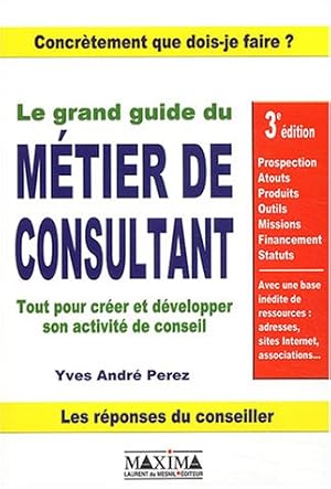 Le Grand Guide du métier de consultant