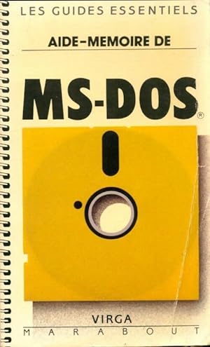 Aide-m moire de MS-Dos Versions 2   4. 0 - Inconnu