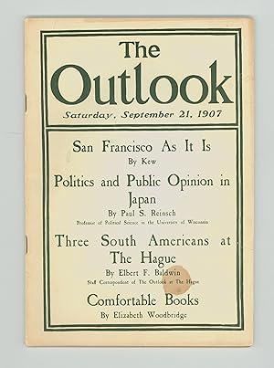 Seller image for The Outlook September 1907. containing Articles on San Francisco After the Earthquake, Morality in San Francisco, The S.S. Lusitania's Maiden Voyage, Politics in Japan, and More. Antique Weekly Periodical for sale by Brothertown Books