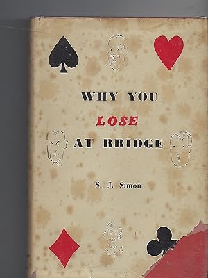 Seller image for Why You Lose At Bridge for sale by Peakirk Books, Heather Lawrence PBFA