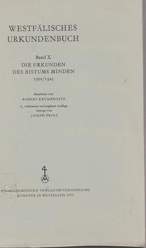 Westfälisches Urkundenbuch. Band XI.: Die Urkunden des Kölnischen Westfalen 1301/1325. Lieferung ...