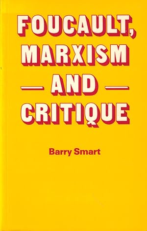 Seller image for Foucault, Marxism and Critique for sale by Kenneth Mallory Bookseller ABAA