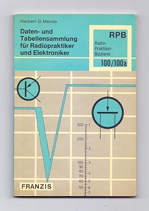 Daten- und Tabellensammlung für Radiopraktiker und Elektroniker. Zusammengestellt von Herbert G. ...