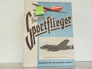 Bild des Verkufers fr Der Deutsche Sportflieger. Heft 2 / Februar 1943 / 10. Jahrgang. Zeitschrift fr die gesamte Luftfahrt. zum Verkauf von Antiquariat Ehbrecht - Preis inkl. MwSt.