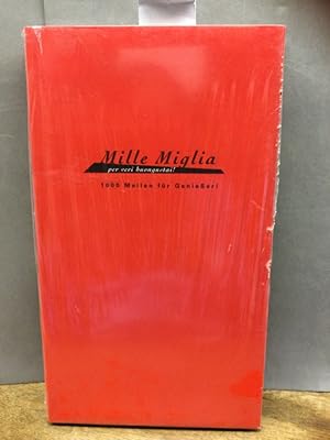 Image du vendeur pour Mille Miglia. 1000 Miles for Connoisseurs! mis en vente par Kepler-Buchversand Huong Bach