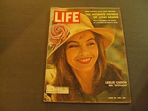 Life Jun 30 1961 Leslie Caron; John Adams