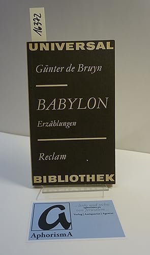 Immagine del venditore per Babylon. Erzhlungen. venduto da AphorismA gGmbH