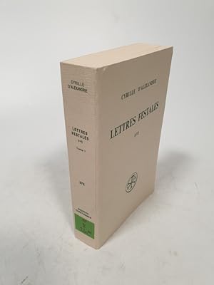 Image du vendeur pour Lettres festales I-VI, tome I. L. Arragon, M.-O. Boulnois, P. vieux, M. Forrat, B. Meunier, W. H. Burns Sources Chretiennes, No 372. mis en vente par Antiquariat Bookfarm