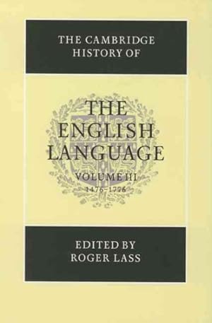 Imagen del vendedor de Cambridge History of the English Language : 1476-1776 a la venta por GreatBookPricesUK