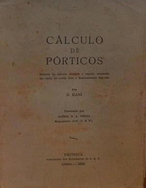 Seller image for CLCULO DE PRTICOS. for sale by Livraria Castro e Silva