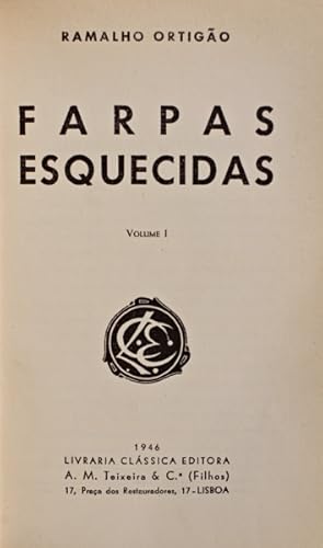 Seller image for FARPAS ESQUECIDAS. for sale by Livraria Castro e Silva